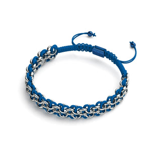 65 Links | Blue Kismet Bracelet