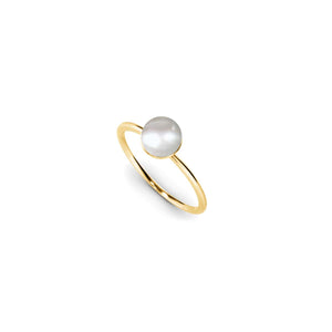 Gold Vermeil | Natural Pearl Ring