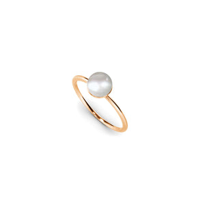 Rose Gold Vermeil | Natural Pearl Ring