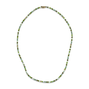 Green Agate | .925 Sterling Gold Vermeil | Gemstone Wrap
