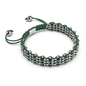 Supreme Kismet Links Bracelet | Silver | Green
