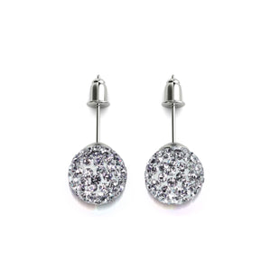 Winter White Crystal | .925 Sterling Silver | Kikiballa Earrings