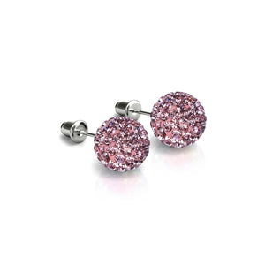Flamingo Crystal | .925 Sterling Silver | Kikiballa Earrings