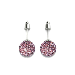 Flamingo Crystal | .925 Sterling Silver | Kikiballa Earrings