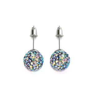Midnight Confetti Crystal | .925 Sterling Silver | Kikiballa Earrings