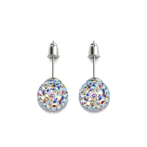 Confetti Crystal | .925 Sterling Silver | Kikiballa Earrings