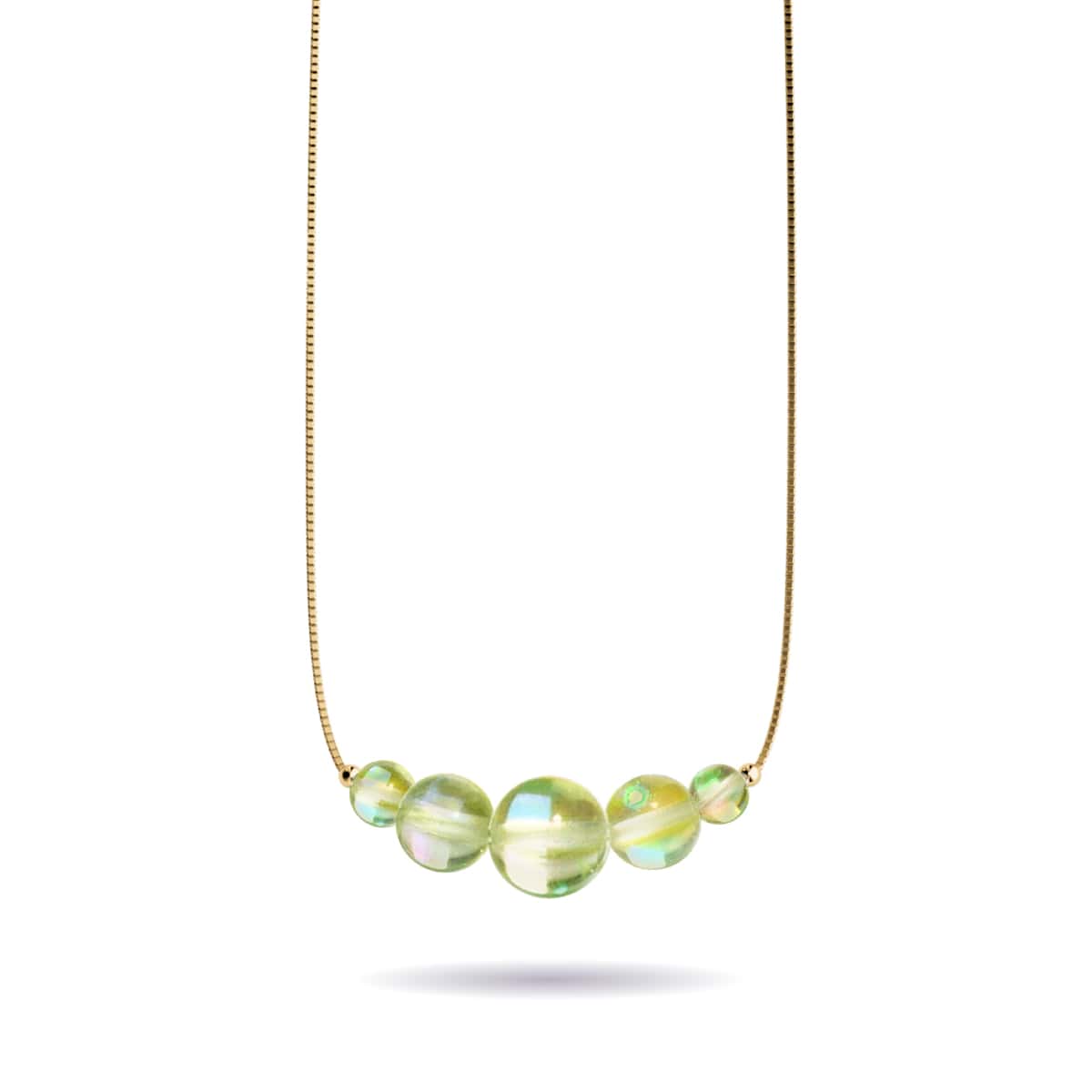 Sunburst | Gold Vermeil | Galaxy Glass Infinity Clasp Necklace