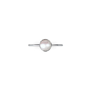 .925 Sterling Silver | Natural Pearl Ring