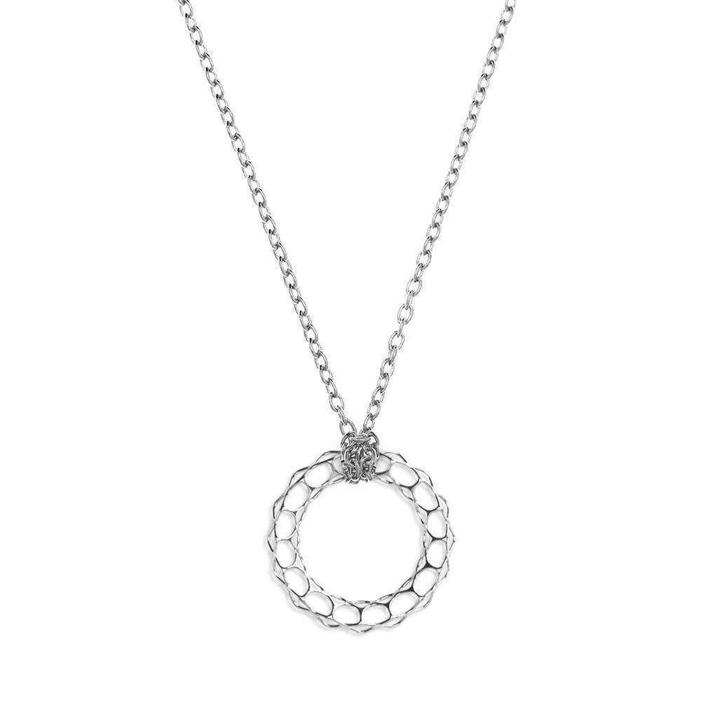 The GRID Necklace | Loop | Platinum Sterling