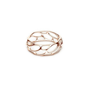 The HIVE Ring | Slim | 18k Rose Gold Sterling
