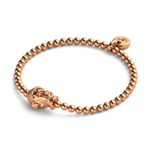 Dharma | 18k Rose Gold | Buddha Charm Bracelet