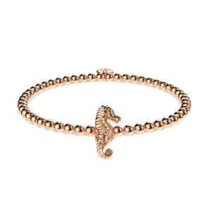 Reef | 18k Rose Gold | Seahorse Charm Bracelet