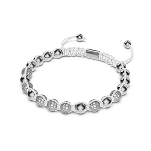 Silver | Crystal Pavé Kikiballa Bracelet | White
