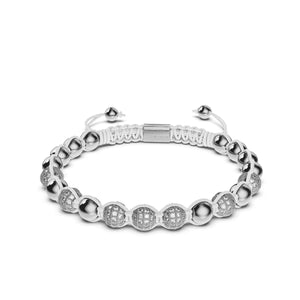 Silver | Crystal Pavé Kikiballa Bracelet | White