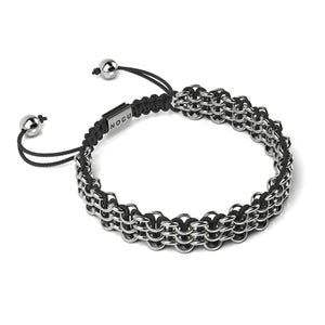 Supreme Kismet Links Bracelet | Silver | Black