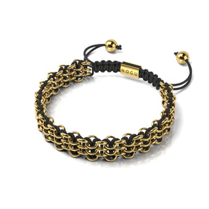 Supreme Kismet Links Bracelet | 18k Gold | Black