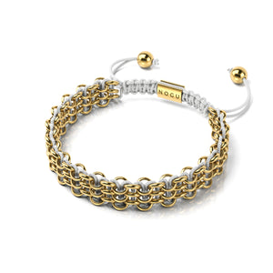 Supreme Kismet Links Bracelet | 18k Gold | White