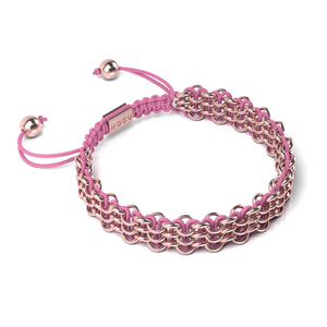 Supreme Kismet Links Bracelet | 18k Rose Gold | Pink