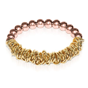 18k Rose Gold | 18k Gold | Links of Love Bracelet