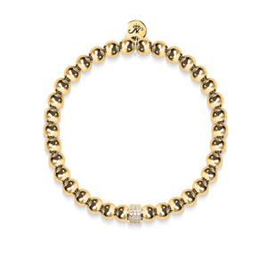 Mesmerizing | 18k Gold | Crystal Pavé Expression Bracelet