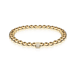 Mesmerizing | 18k Gold | Crystal Pavé Expression Bracelet