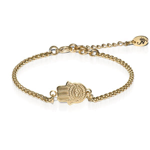 18k Gold | Hamsa | Dolce Vita Charm Bracelet