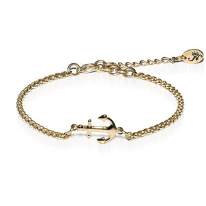 18k Gold | Anchor | Dolce Vita Charm Bracelet