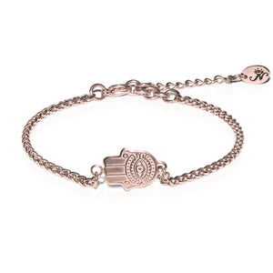 18k Rose Gold | Hamsa | Dolce Vita Charm Bracelet