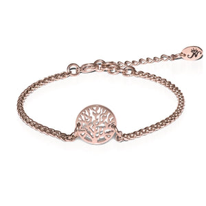18k Rose Gold | Tree of Life | Dolce Vita Charm Bracelet