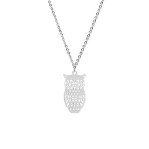 Owl | Silver | Charm Necklace