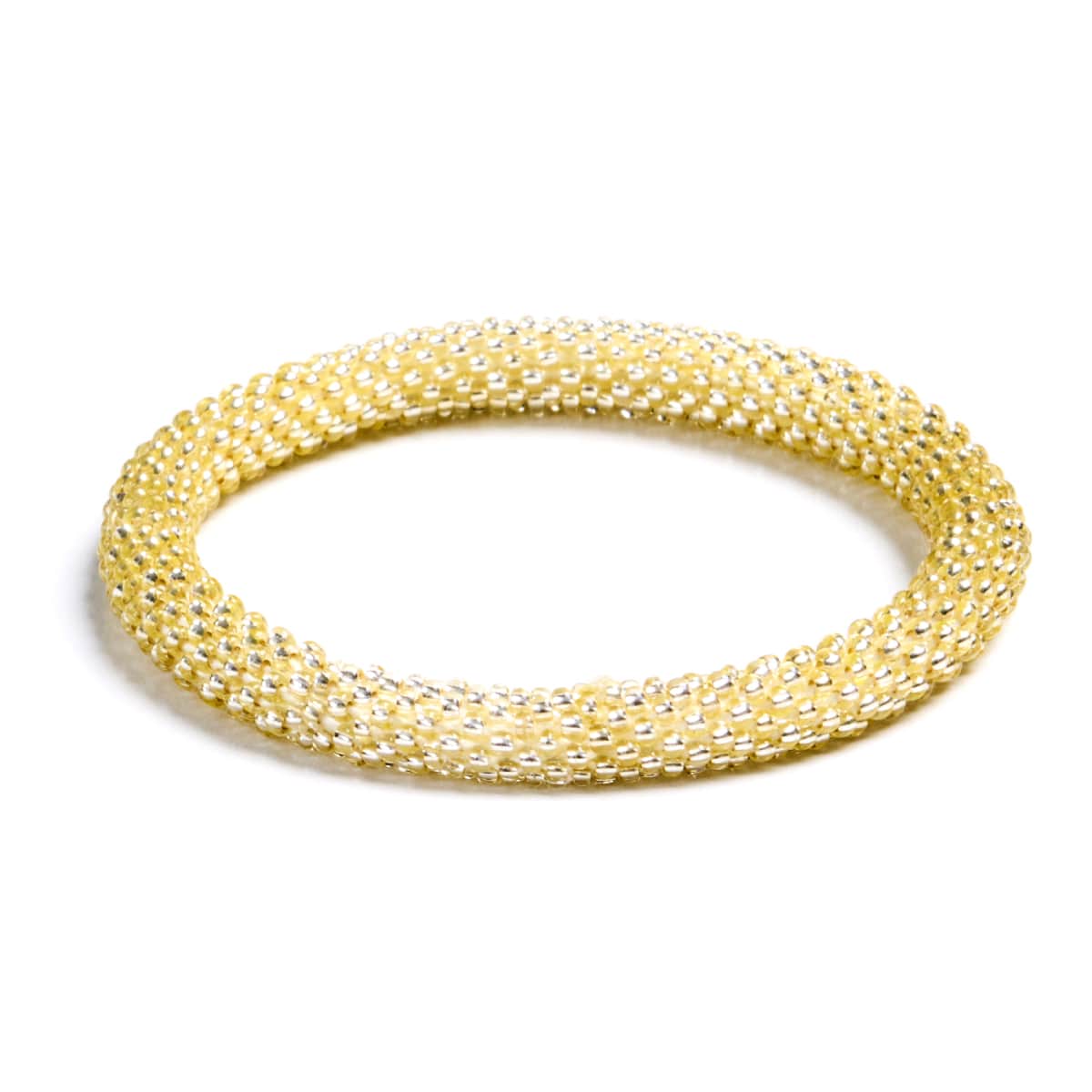 Dandelion | Himalayan Glass Bead Bracelet