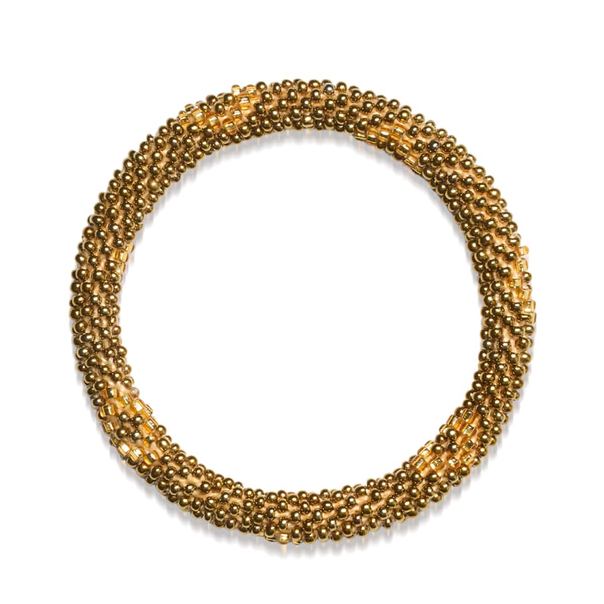 Venetian Gold | Himalayan Glass Bead Bracelet