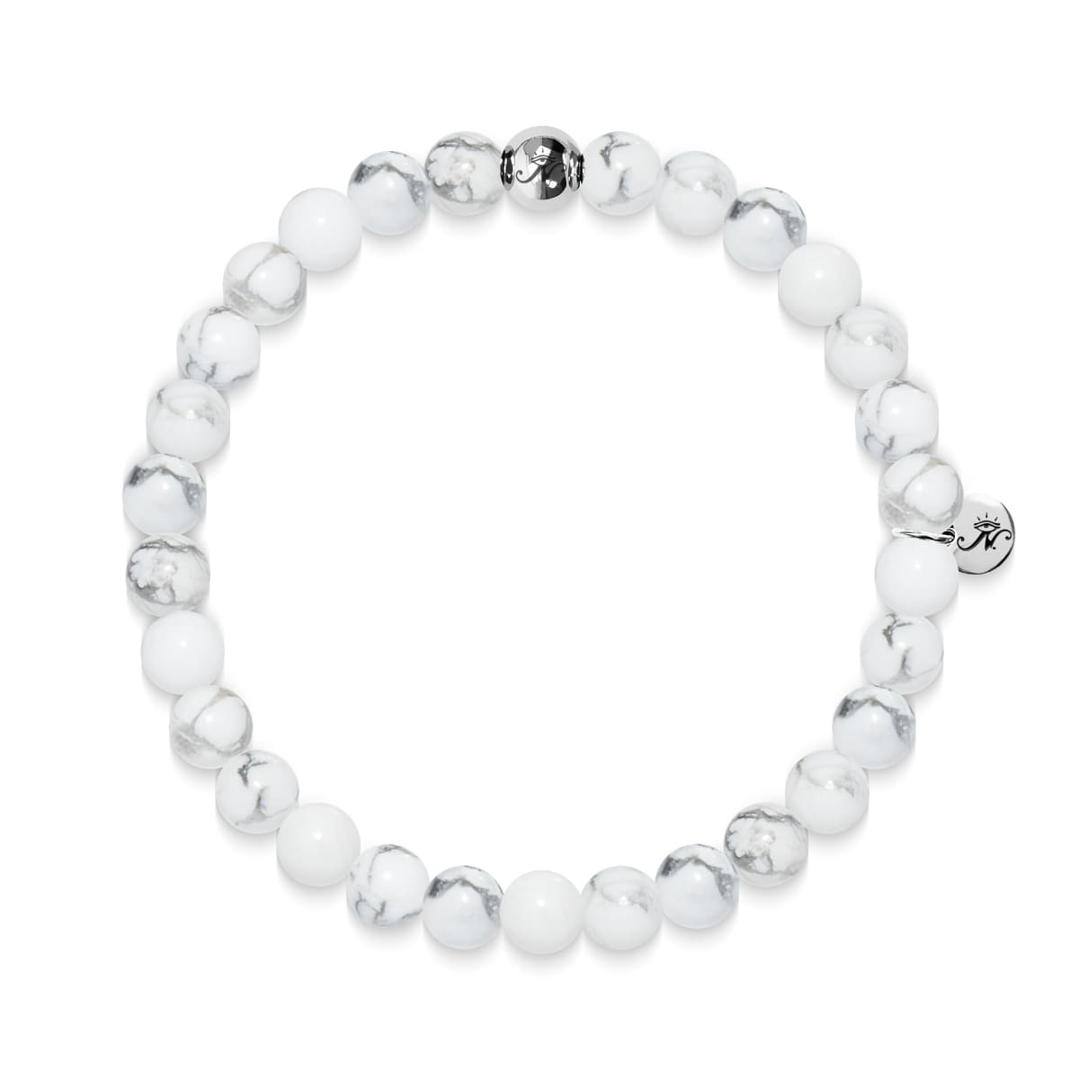 Exploration | Silver Essence White Turquoise Bracelet