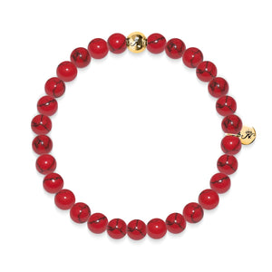 Protection | Gold Essence Red Turquoise Bracelet