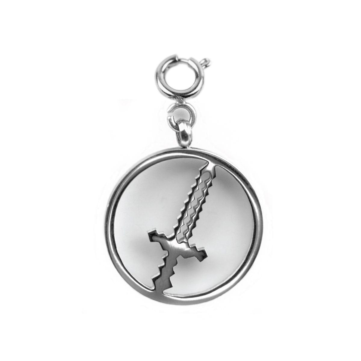 Minecraft - Silver Bracelet Charm Tag