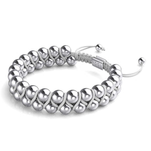 Silver | White | Vitality Bracelet | Men's